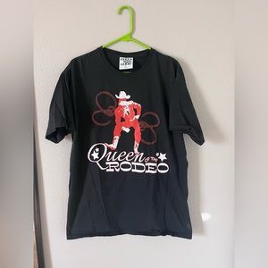 orville peck size large tshirt. printed in austin, tx